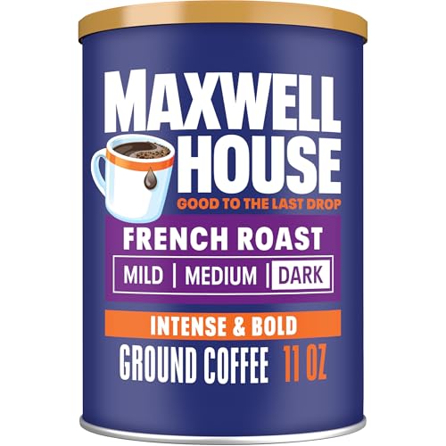 Maxwell House French Blend Ground Coffee Bold Roast 11 Ounce Canister - Image 1