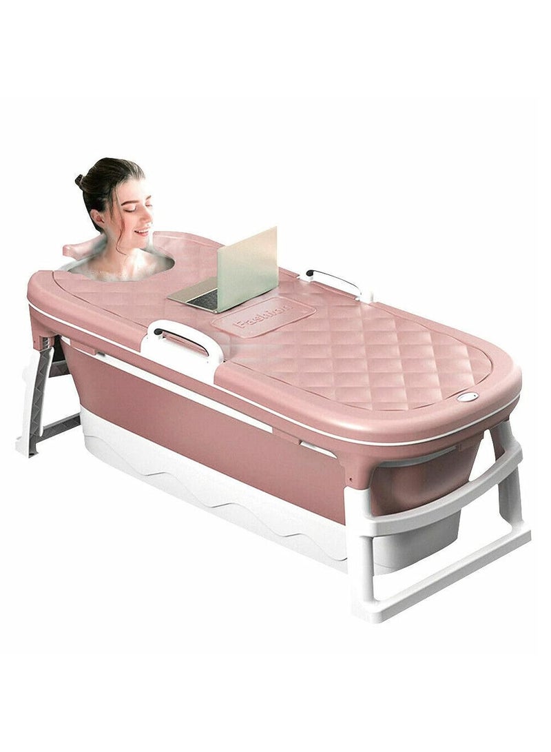 DubaiGallery Portable Bathtub For Adults, Foldable Children Tub Household Bath Basin, Constant Temperature with Cover - Image 1