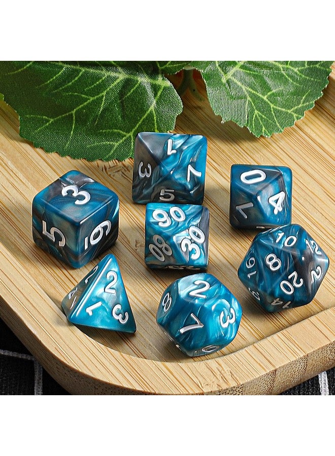 CiaraQ DND Polyhedral Dice Set with a Black Dice Bag for D&D RPG MTG Role Playing Table Games - Image 5