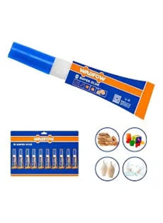 WADFOW 10-piece Super Glue and Advo card 