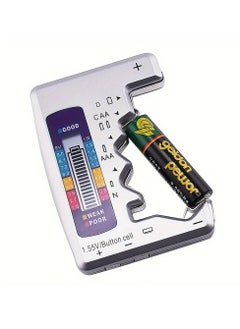1pc Universal Digital Battery Tester: Quickly Check Battery Capacity Of C D N AA AAA 9V 1.5V Button Cells