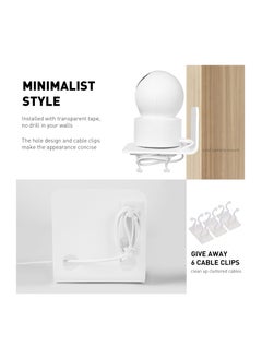 Anmi White Floating Wall Shelves Set of 3  - Image 5