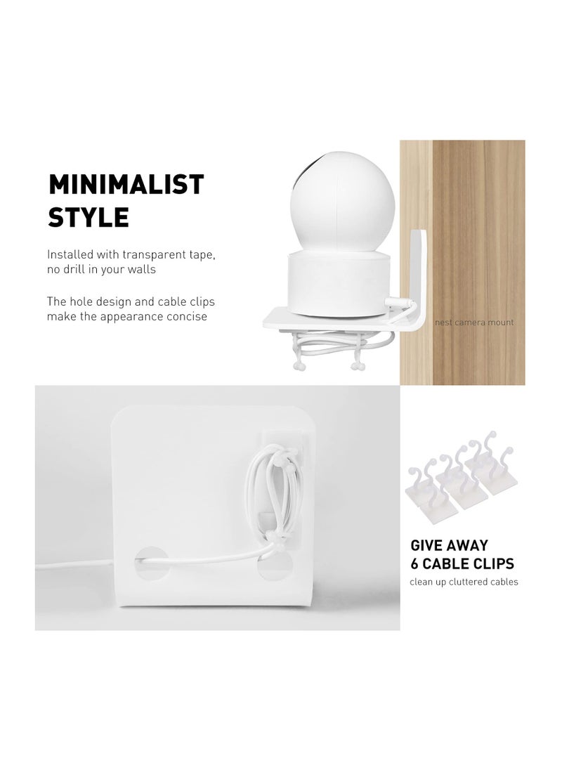 Anmi - White Floating Wall Shelves Set of 3 - Image 1