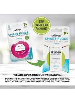 drTung's Smart Floss - Natural, Ptfe & Pfas Free Floss, Gentle On Gums, Expands & Stretches, Bpa Free Floss - Natural Dental Floss Cardamom Flavor (Pack Of 2)  - Image 2