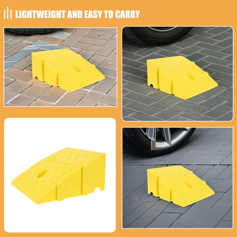 Smooth joint STOBAZA Rise Ramp for Doorways Non-Slip Plastic Curb Ramp for Wheelchairs Scooters Easy to Install Portable Yellow Fixed & portable compatible All temp range compatible build Simple multi-feature universal build Diverse operation compatible Quick available purchase options Various size alternatives Upgraded general grade quality Carefully engineered build Wear resistant Globally trusted affordable quality Modern practical shape Different assemble options Bulk order available stock Wide use selected material Economical varied design options Multi-use qualified quality Gulf climate fit Simple multi-feature practical build Polished safe edge Treated anti-rust metal Batch consistent craftsmanship In-Kingdom stored commodity All season compatible build Easy lifting build - Image 3