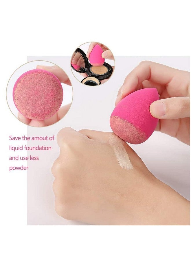 RIXTEC Makeup Puff Set For Face Makeup | Makeup Sponges Set Is Suitable With Liquid & Creams | Sponge Makeup Is For All Skin Types & It Is Soft Latexfree Reusable & Washable (Multicolor) - Image 5