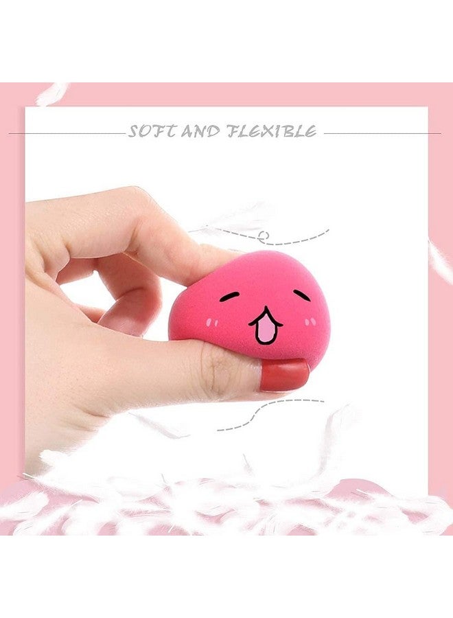 RIXTEC Makeup Puff Set For Face Makeup | Makeup Sponges Set Is Suitable With Liquid & Creams | Sponge Makeup Is For All Skin Types & It Is Soft Latexfree Reusable & Washable (Multicolor) - Image 4