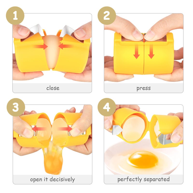 SBMKK Egg shell opener, Eggshell opener, Egg Clip for Raw Eggs, Egg Peeler for Hard-boiled eggs, Home kitchen Gadgets to Quickly Cut Eggshells - Image 2