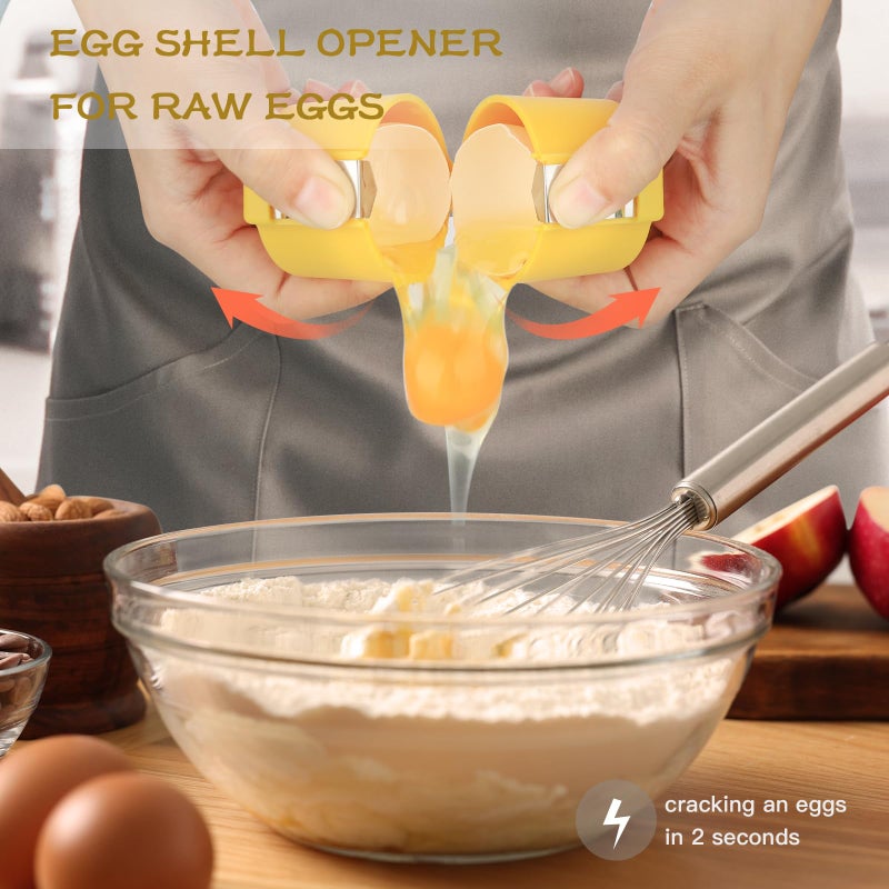 SBMKK Egg shell opener, Eggshell opener, Egg Clip for Raw Eggs, Egg Peeler for Hard-boiled eggs, Home kitchen Gadgets to Quickly Cut Eggshells - Image 3