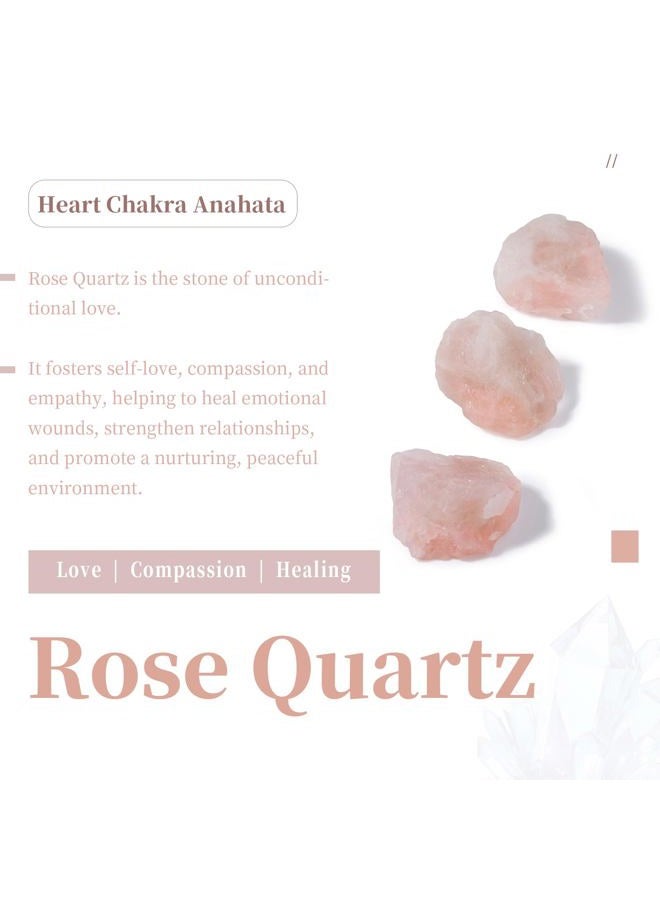 SUNYIK Rose Quartz Large Hole (6mm) Rondelle Loose Charms European Bead fits Bracelet,Jewelry Makings Pack of 20 - Image 4