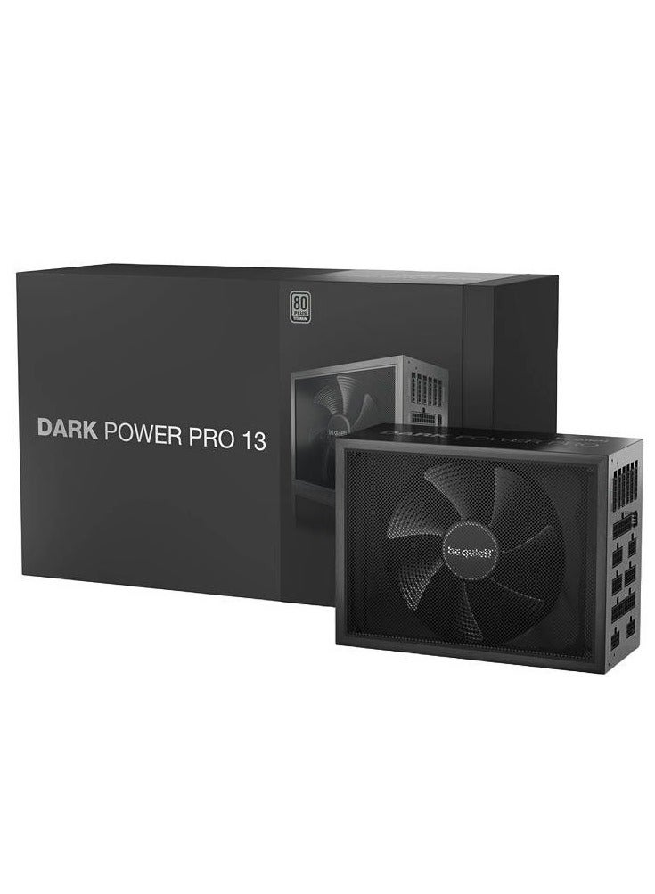 Be Quiet! Dark Power Pro 13 Full Modular Power Supply, 1600W Power, 80 Plus Titanium Efficiency, 135mm Silent Wing Fan, 12V Rails, Full bridge + LLC + SR + DC/DC Technology, Black | BN332 - Image 1