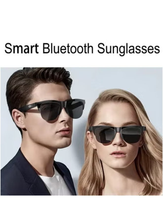 Smart Audio Bluetooth Sunglasses with Built-in Speakers and Microphone – Stylish Lightweight UV Protection Glasses with Touch Controls for Hands-Free Calling, Music Listening, and Outdoor Activities | Clear Sound Quality for Travel, Sports & Daily Use