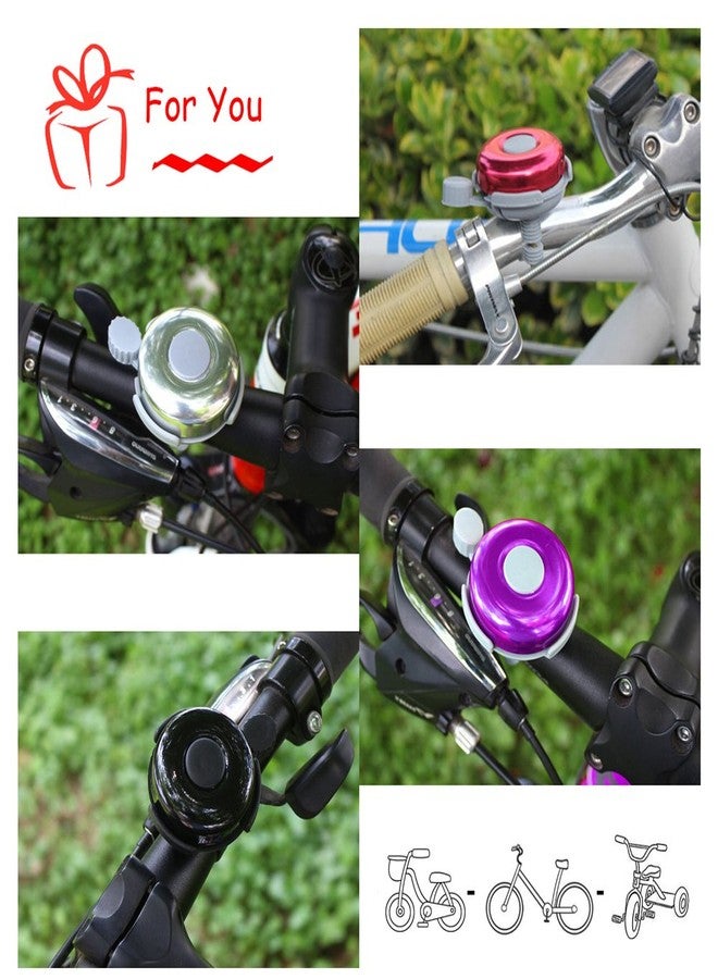 MOFAST Bike Bells, Loud Sound Aluminum Bicycle Bell for Adult Kids Girls Boys Scooter (Silver) - Image 5