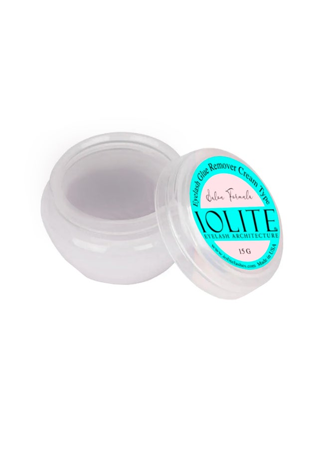 IOLITE مزيل غراء الرموش الصناعية الاحترافي أداة تمديد الرموش كريم برائحة عطرية مزيل الغراء 15 جرام
