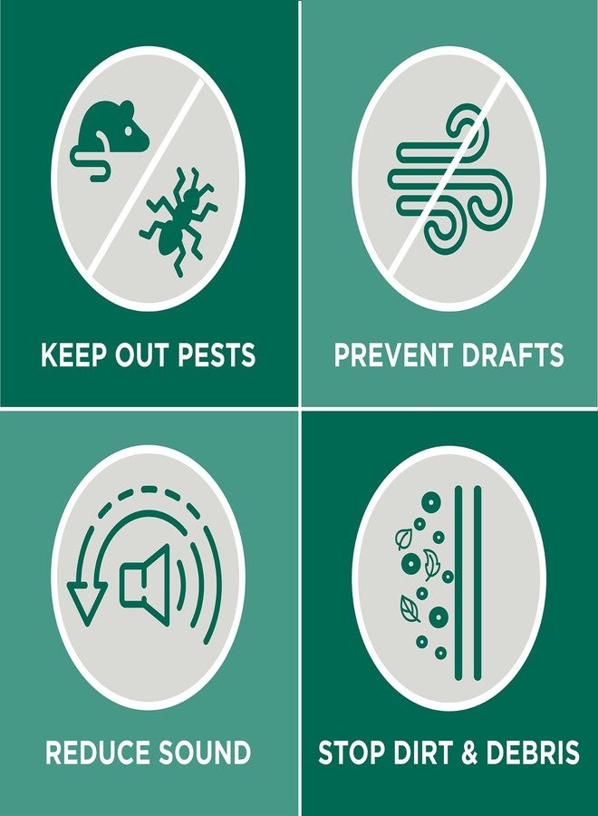 أم-دي بيلدينغ برودكتس منتجات البناء MD 05652 مانع تسرب الأبواب لجميع الفصول، مصنوع من الألومنيوم والفينيل شديد التحمل، مثالي للاستخدام السكني والتجاري، سهل التركيب، يضمن الراحة ويوفر الطاقة (36 بوصة، برونزي) - Image 5