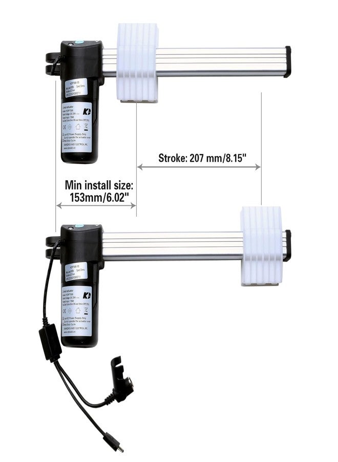 Kariwust Linear Actuator Kaidi Model KDPT005-100 Motor Replacement for Lift Chairs Power Recliner - Image 4