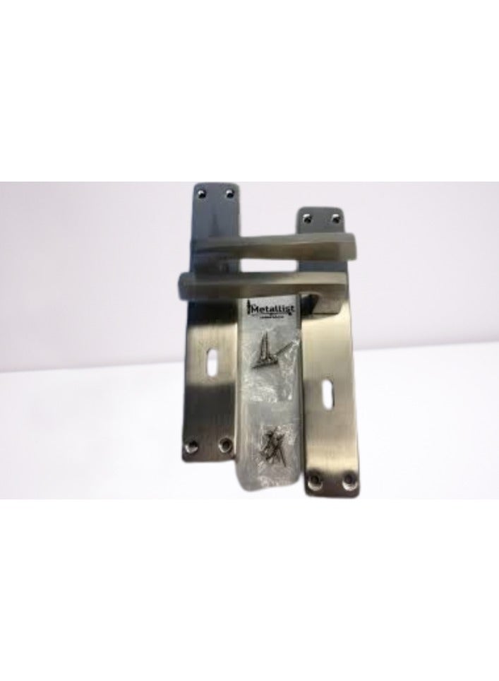 Show 3 sets of Al Ahram Matt Nickel Room Knobs with Al Ahram Matt Nickel Bathroom Knobs Set - Image 3