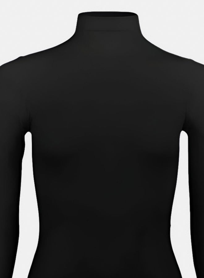 Silvy Lycra Cellina High Long Sleeves High Neck Top Underwear For Girls - Image 3