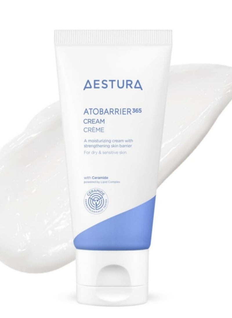 Aestura - AESTURA ATOBARRIER365 Cream with Ceramide, Korean Moisturizer for Barrier Repair | 120-hour Lasting Hydration, Capsuled Ceramides for Dry & Sensitive Skin, Non-comedogenic tested, 2.70 fl.oz.(Renewed) - Image 1