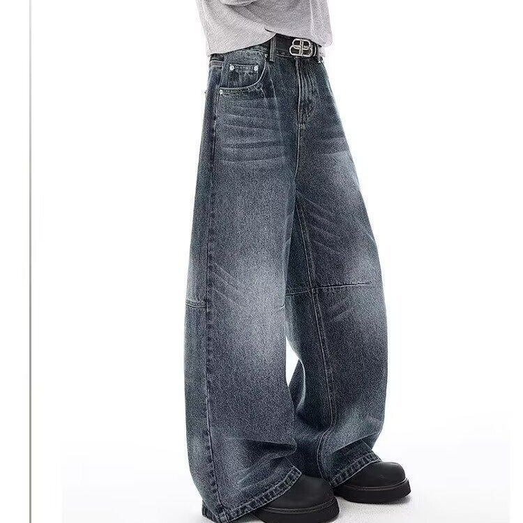 Unisex Casual Daily Denim Jeans - Image 4