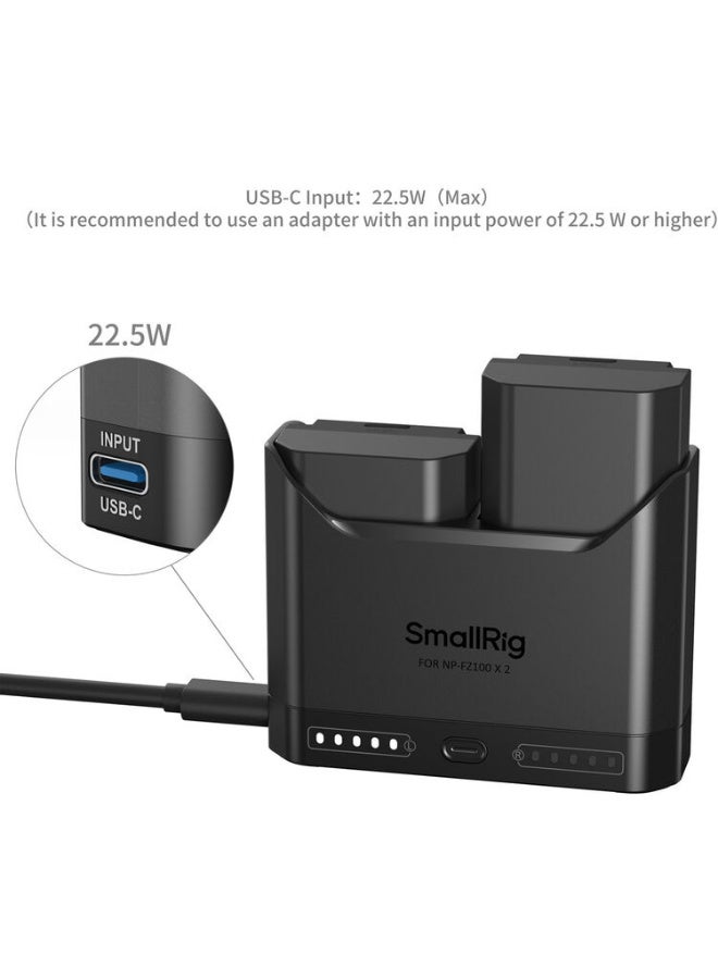سمول ريج SmallRig NP-FZ100 Camera Battery Charger Kit (5483) - Image 2