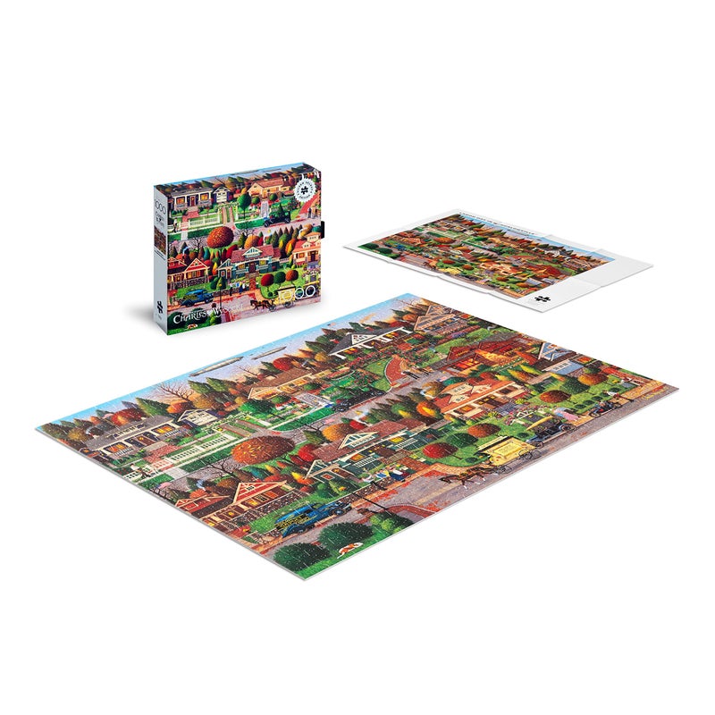 Buffalo Games - Silver Select - Charles Wysocki - Labor Day in Bungalowville - 1000 Piece Jigsaw Puzzle for Adults - Challenging Puzzle Perfect for Game Nights - Finished Size is 26.75 x 19.75 - Image 4