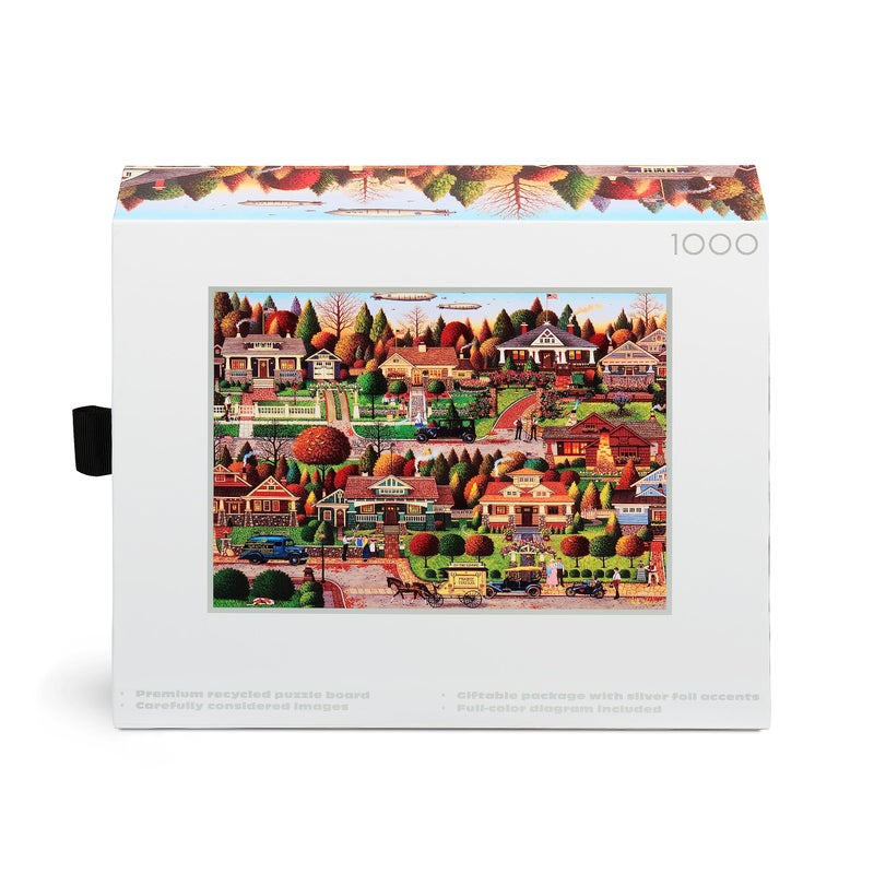 Buffalo Games - Silver Select - Charles Wysocki - Labor Day in Bungalowville - 1000 Piece Jigsaw Puzzle for Adults - Challenging Puzzle Perfect for Game Nights - Finished Size is 26.75 x 19.75 - Image 5