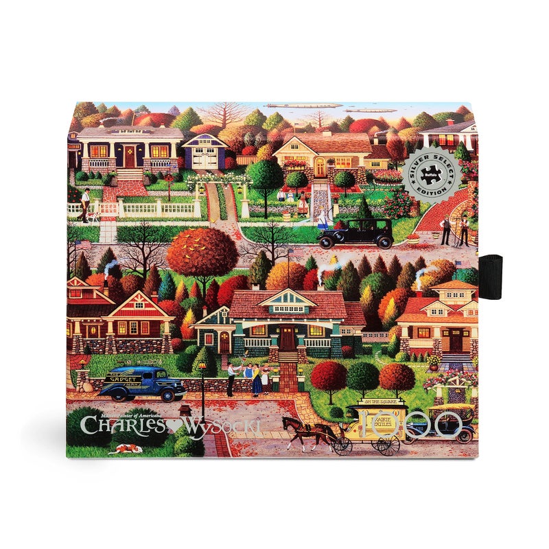 Buffalo Games - Silver Select - Charles Wysocki - Labor Day in Bungalowville - 1000 Piece Jigsaw Puzzle for Adults - Challenging Puzzle Perfect for Game Nights - Finished Size is 26.75 x 19.75 - Image 3