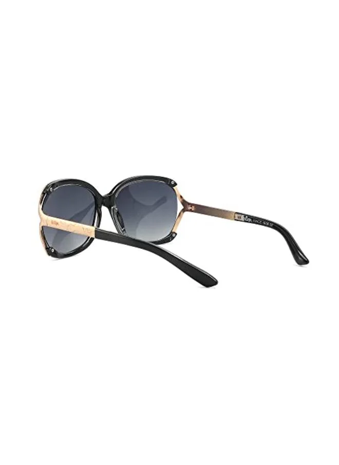 لي كوبر Sunglasses  Frame Gradient Grey Mirror Lens 59mm  - LC1027C03