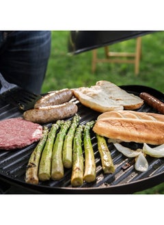 George Foreman Indoor/Outdoor Electric Patio Grill, Apartment Approved, 15-Serving, Removable Stand, Black  - Image 3