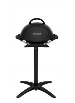 George Foreman Indoor/Outdoor Electric Patio Grill, Apartment Approved, 15-Serving, Removable Stand, Black  - Image 1