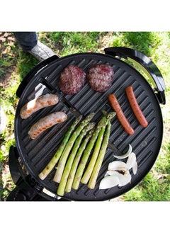 George Foreman Indoor/Outdoor Electric Patio Grill, Apartment Approved, 15-Serving, Removable Stand, Black  - Image 4