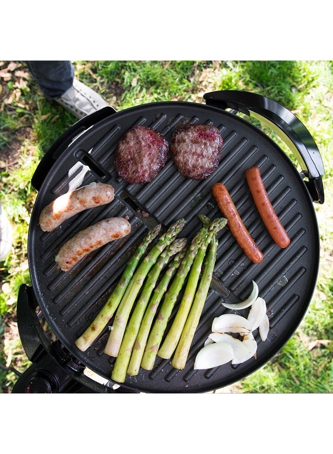 George Foreman Indoor/Outdoor Electric Patio Grill, Apartment Approved, 15-Serving, Removable Stand, Black  - Image 4