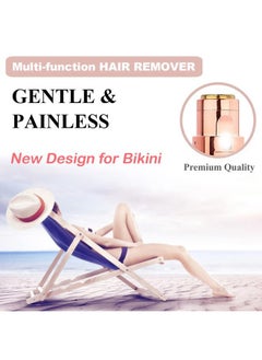 Rosarden Facial Hair Removal for Women, Mini Hair Remover, Electric Razor Shaver Portable Bikini Epilator for Lips, Chin, Armpit, Peach Fuzz, Fingers, Neck, Cheek and USB Rechargeable (Pink)  - Image 4