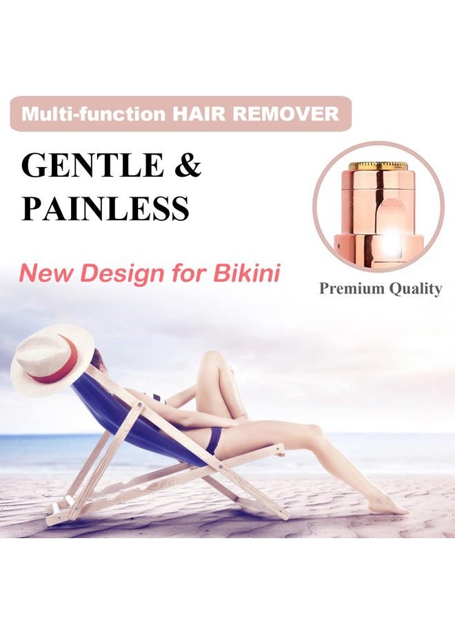 Rosarden Facial Hair Removal for Women, Mini Hair Remover, Electric Razor Shaver Portable Bikini Epilator for Lips, Chin, Armpit, Peach Fuzz, Fingers, Neck, Cheek and USB Rechargeable (Pink) - Image 4