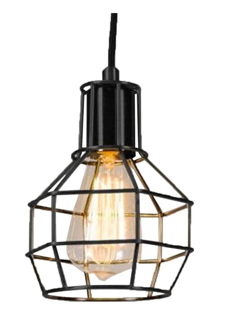 Generic 3 pieces bomb vintage ceiling decorative lighting unit, black  - Image 2