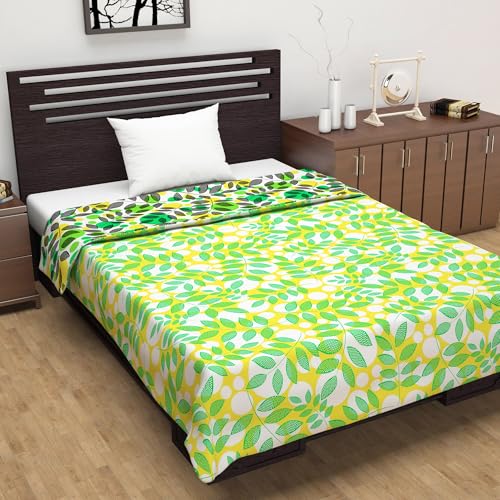 Divine Casa 120 GSM Microfiber Reversible Lightweight Printed Single Bed AC Dohar Blanket - 140 x 210 CM - Image 2