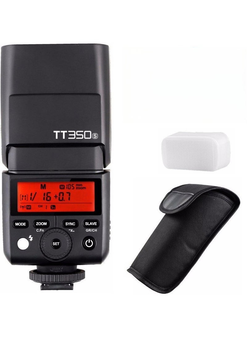 GODOX TT350S TTL Camera Flash GN36 1/8000s HSS Mini Flash Speedlight for Sony Mirrorless Cameras (TT350S) - Image 1