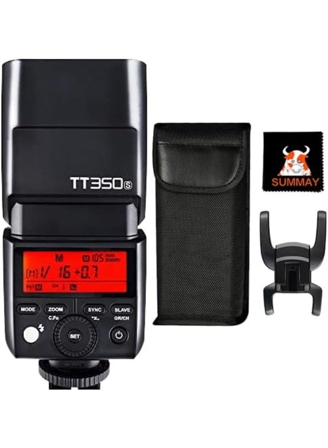 GODOX TT350S TTL Camera Flash GN36 1/8000s HSS Mini Flash Speedlight for Sony Mirrorless Cameras (TT350S) - Image 3