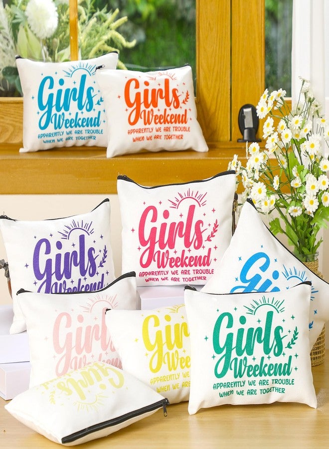 Reginary Girls Weekend Gifts Favors Girls Weekend Makeup Bags Toiletry Cosmetic Bag Bestie Friendship Gifts for Women Wedding Bachelorette Mother's Day Party Favors - Image 2