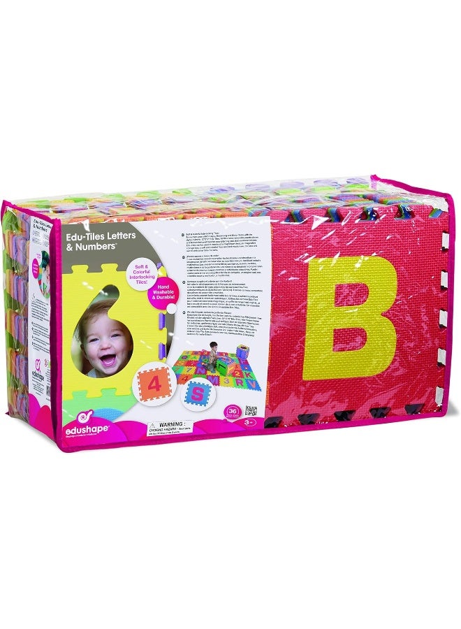 Edushape Foam Blocks, Edutiles Letters and Numbers - Image 2