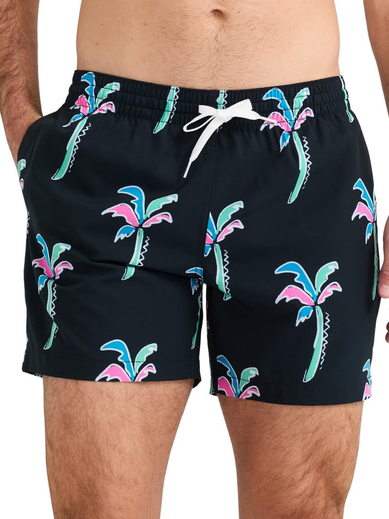 Chubbies Mens Swim Trunks â€“ Mens Swim Shorts with 4-Way Stretch, 5.5â€ Beach Shorts with Elastic Waist, Drawstring, Mesh Lining, UPF 50+ (The Havana Nights, Medium) - Image 1