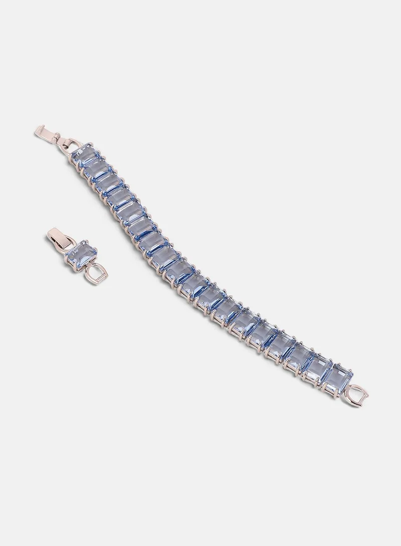 SOHI Crystal-Quad Tennis Artificial Bracelet Jewellery