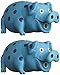 MultiPet Goblets Pig Latex Dog Toy Assorted Colors SizePack of 2 - Image 3