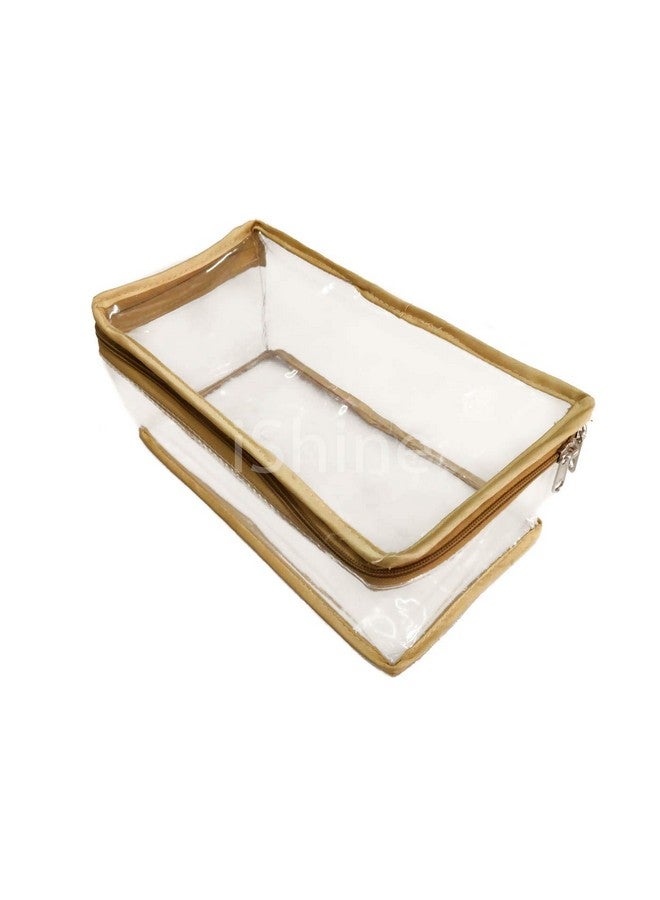 iShine Multipurpose Transparent Zipper Travel Cosmetic Make up Pouch for Men and Women Super Premium (Medium - 3 pc) - Image 3