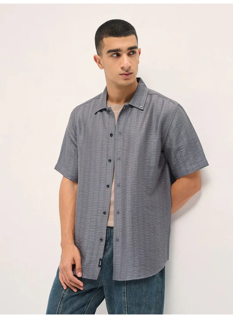 Men’s Classic Short Sleeve Casual Shirt – Lightweight, Breathable, and Designed for a Smart Yet Easygoing Look All Day Long