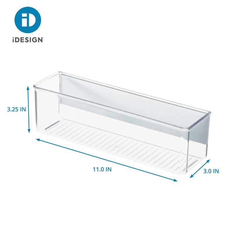 iDesign Magnetic Medium Clear Plastic Organizer Bins for Laundry Room Storage - Image 2