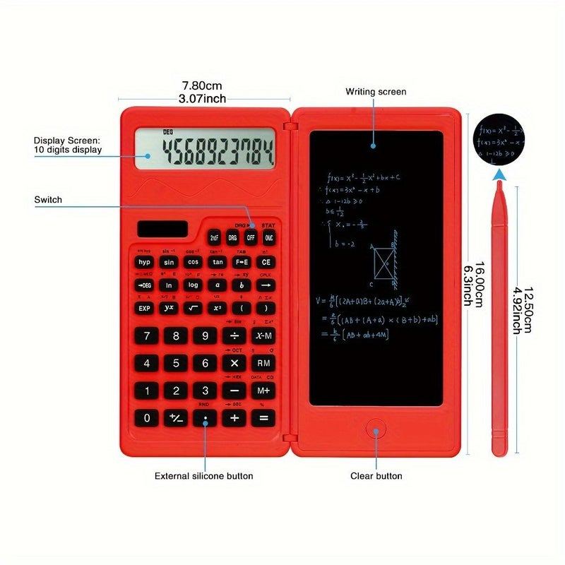 Purple Solar Science Calculator Multifunctional Algebra Trigonometry Calculus - Image 4