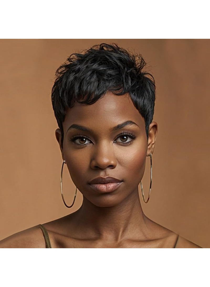 Nicelatus Short Hairstyles for Women Natural Synthetic Wigs for Black Women Short Pixie Cut Hair Wigs 10 Styles Available (nicelatus-920) 