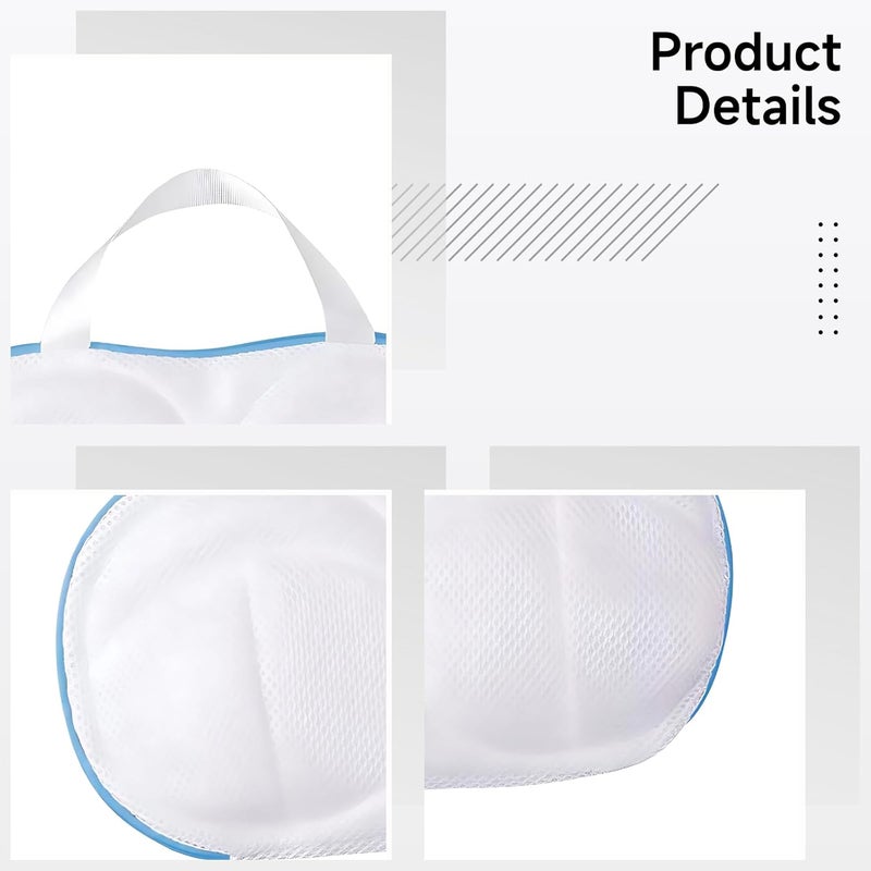 2 Pcs Lingerie Wash Bags 30 X 20 Cm, Bra Washing Bags for Washing Machine, Coarse Mesh - Image 2